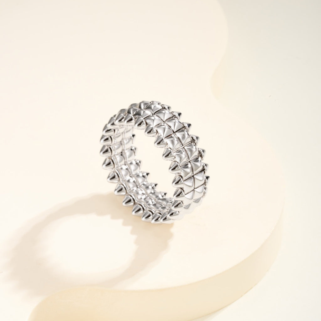 [Rose Tomorrow]CLASH 9.2MM DOUBLE ROW RING