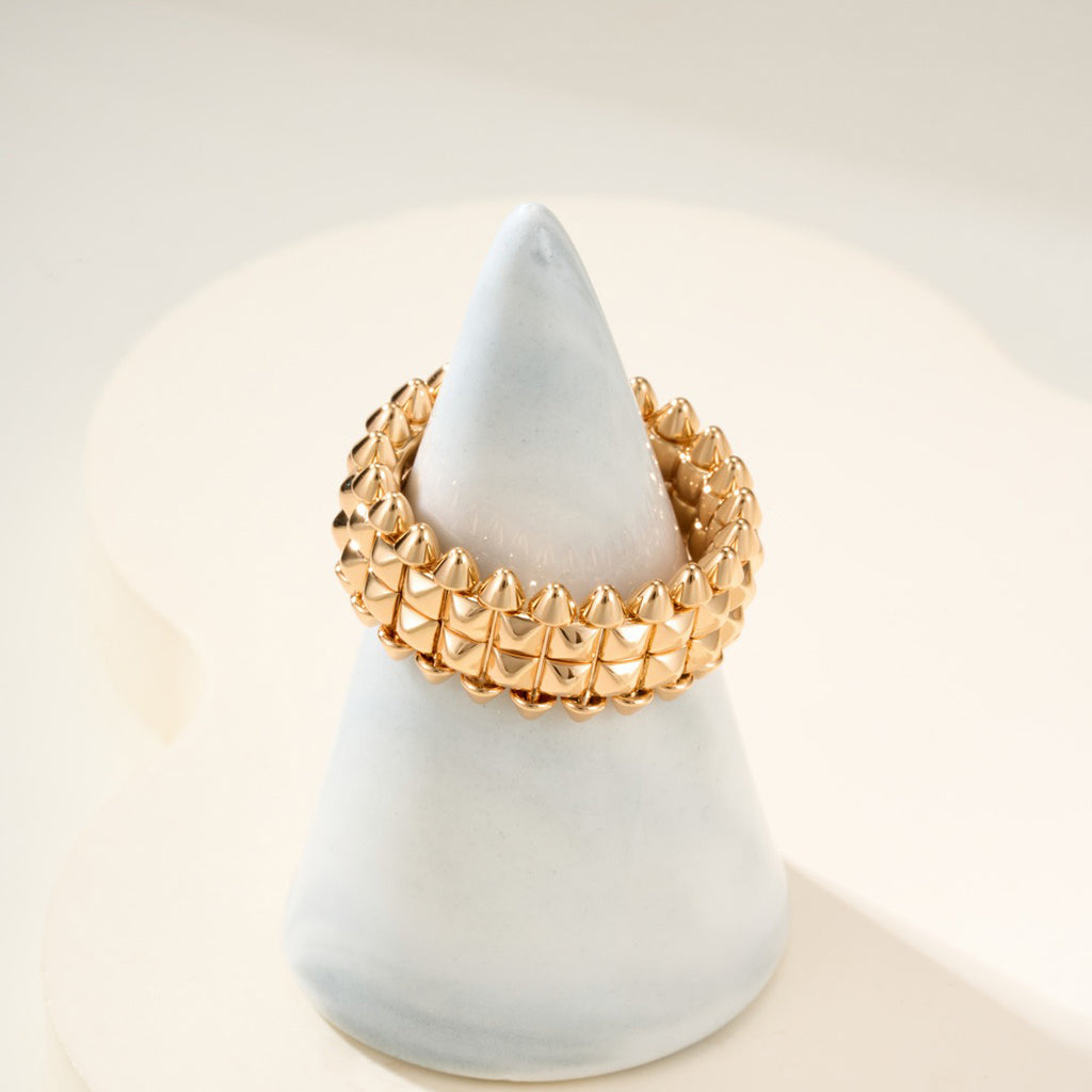 [Rose Tomorrow]CLASH 9.2MM DOUBLE ROW RING