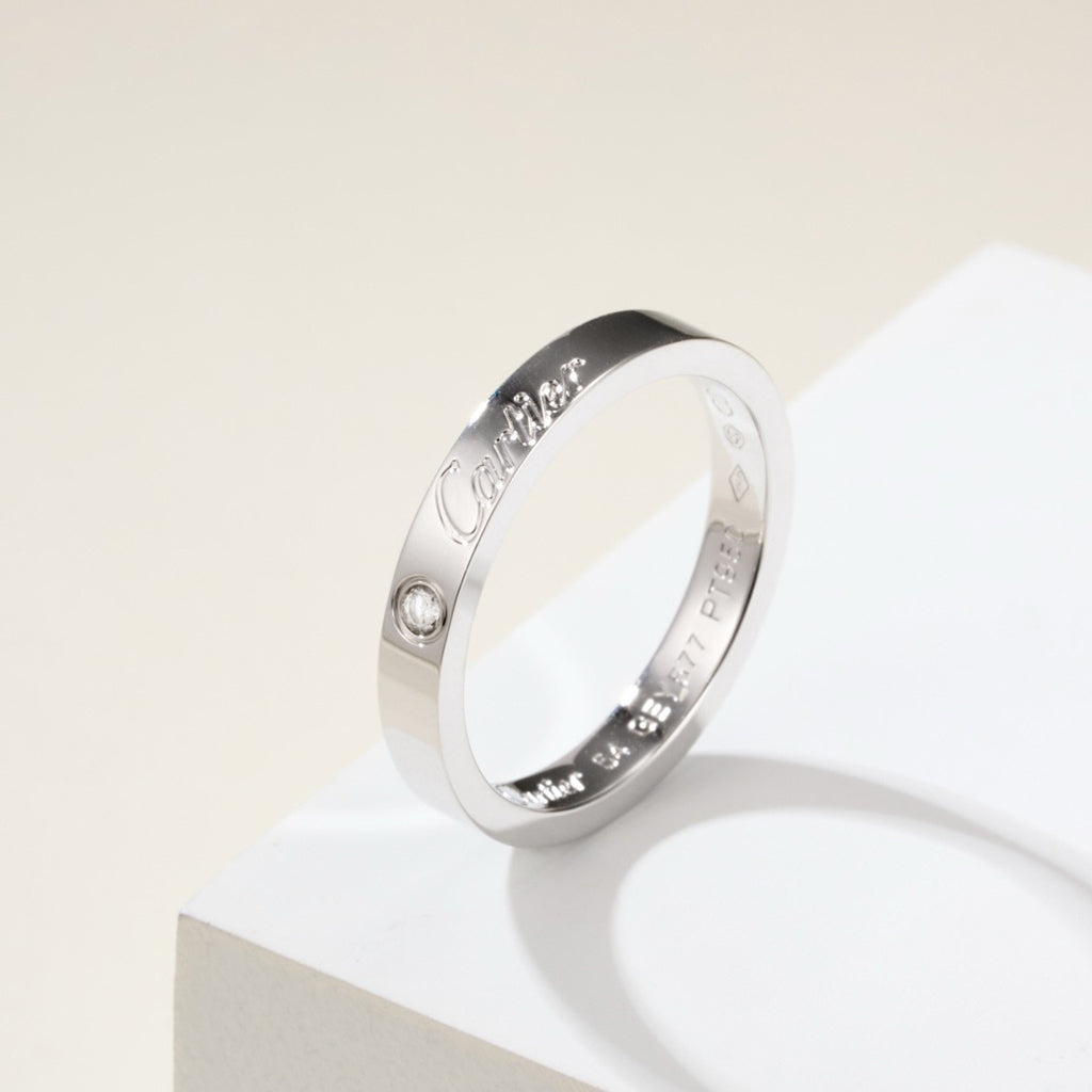 [Rose Tomorrow]LOVE RING 4MM 1 DIAMOND