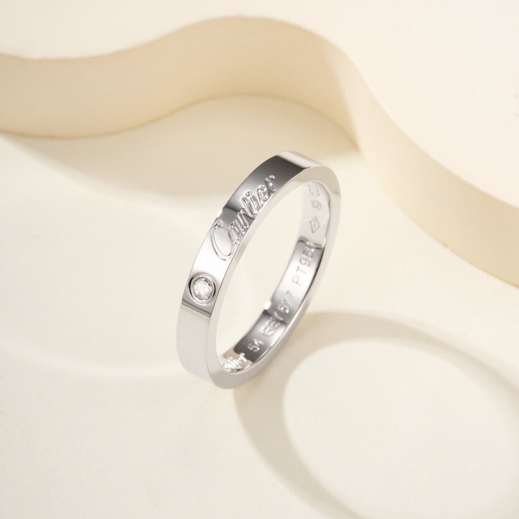 [Rose Tomorrow]LOVE RING 4MM 1 DIAMOND