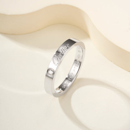 [Rose Tomorrow]LOVE RING 4MM 1 DIAMOND