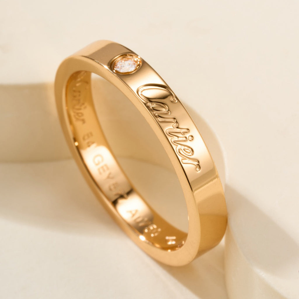 [Rose Tomorrow]LOVE RING 4MM 1 DIAMOND