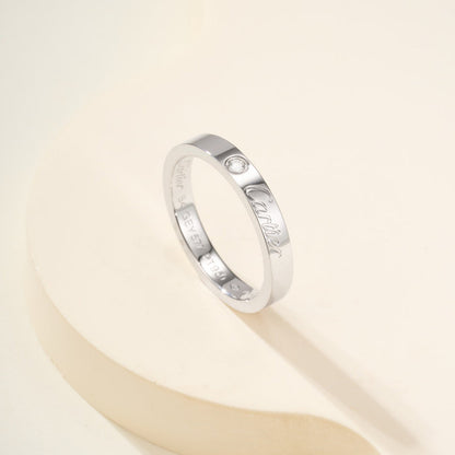 [Rose Tomorrow]LOVE RING 4MM 1 DIAMOND