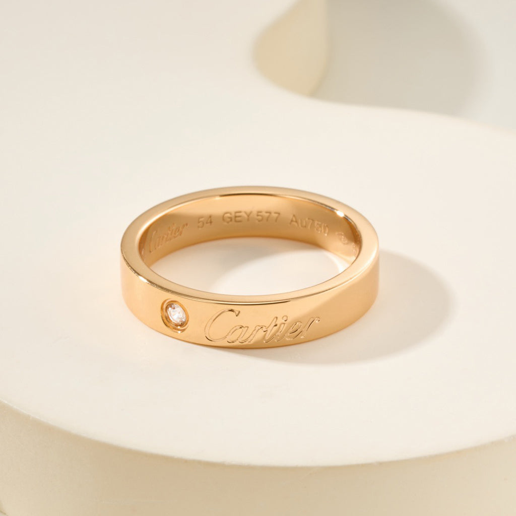 [Rose Tomorrow]LOVE RING 4MM 1 DIAMOND