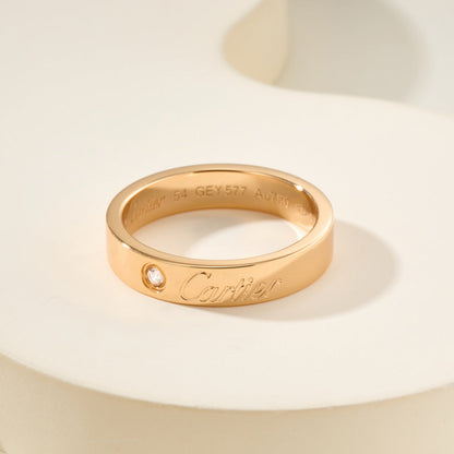 [Rose Tomorrow]LOVE RING 4MM 1 DIAMOND