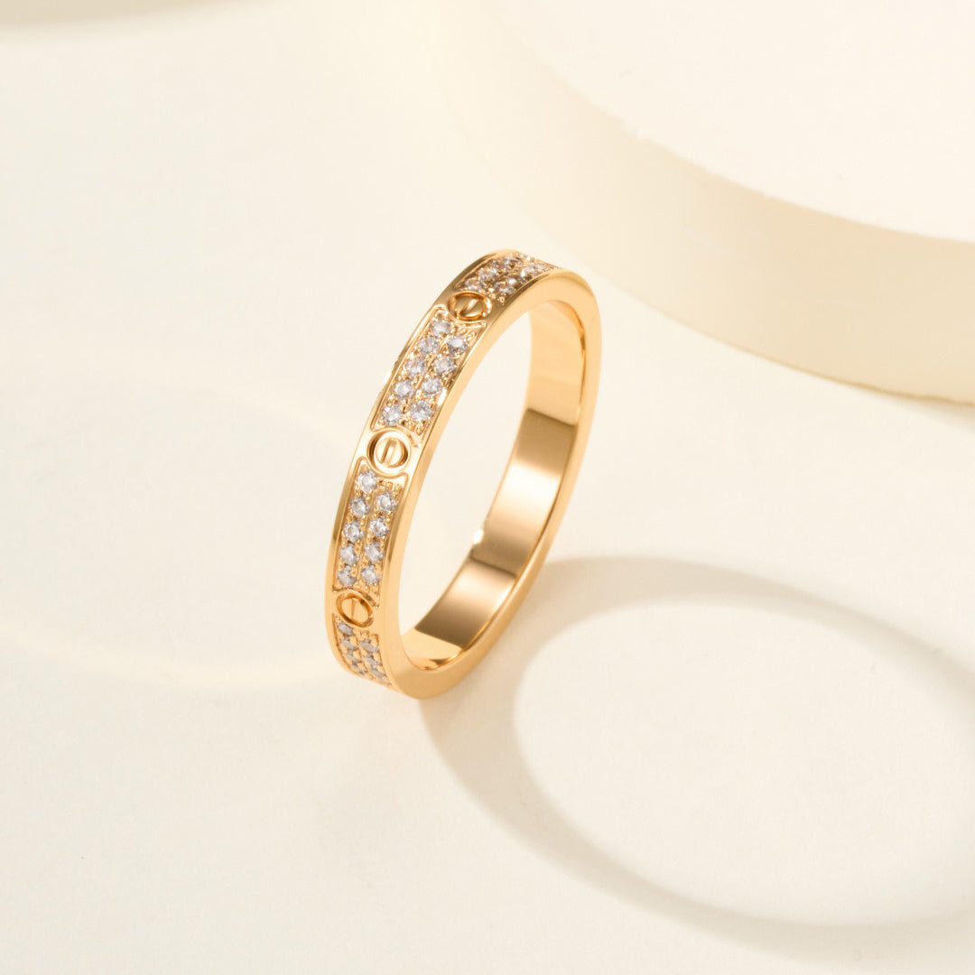 [Rose Tomorrow]LOVE RING 2.65MM DIAMOND