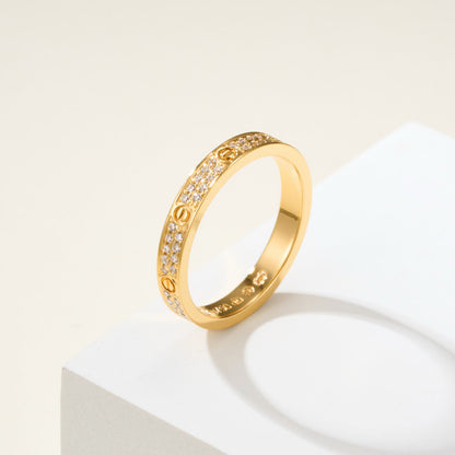 [Rose Tomorrow]LOVE RING 2.65MM DIAMOND