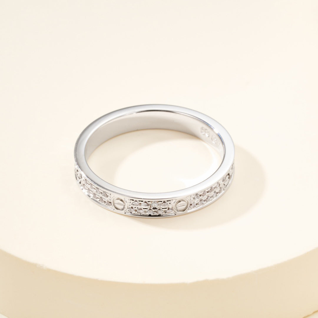 [Rose Tomorrow]LOVE RING 2.65MM DIAMOND