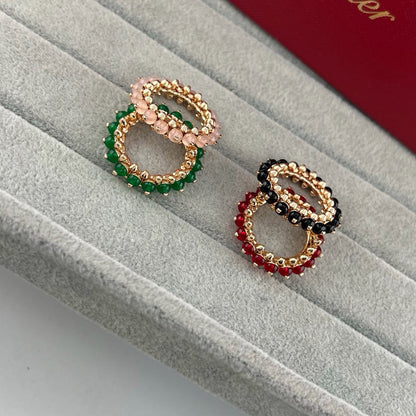 [Rose Tomorrow]CLASH 7.9MM AGATE CHALCEDONY RING