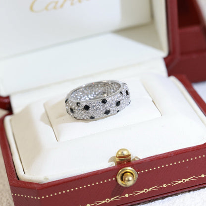 [Rose Tomorrow]PANTHERE SPOTTED FULL DIAMOND RING