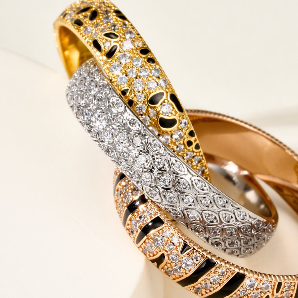 [Rose Tomorrow]TRINITY  RING LEOPARD PRINT