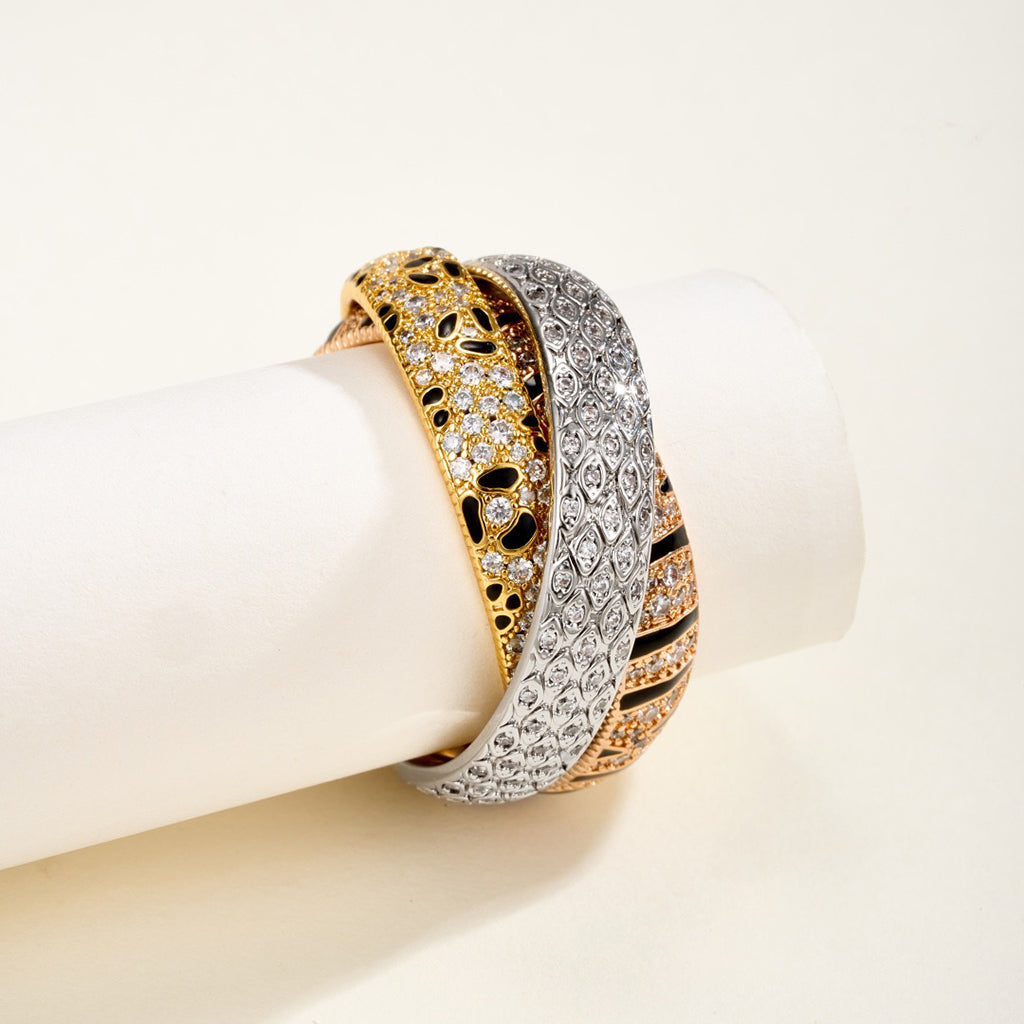 [Rose Tomorrow]TRINITY  RING LEOPARD PRINT