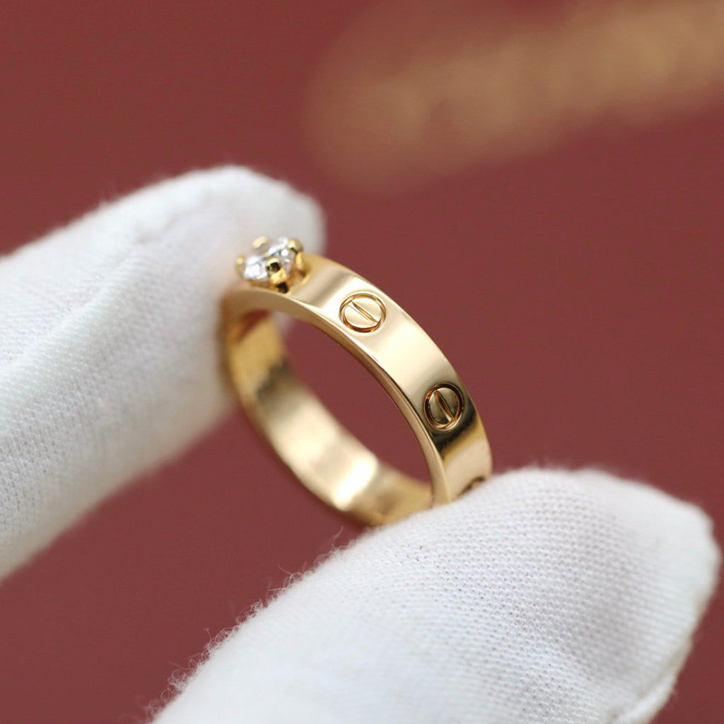 [Rose Tomorrow]LOVE RING 3.6MM 1 BIG DIAMOND