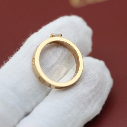 [Rose Tomorrow]LOVE RING 3.6MM 1 BIG DIAMOND