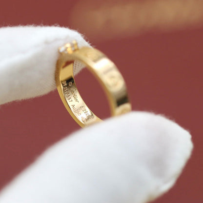 [Rose Tomorrow]LOVE RING 3.6MM 1 BIG DIAMOND