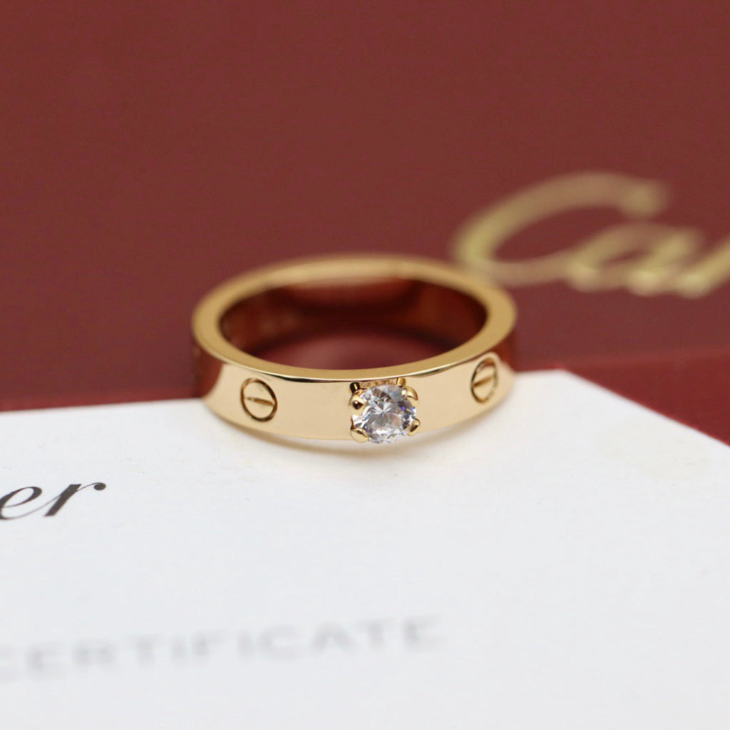 [Rose Tomorrow]LOVE RING 3.6MM 1 BIG DIAMOND