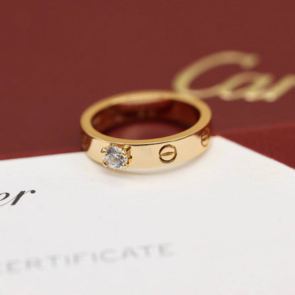 [Rose Tomorrow]LOVE RING 3.6MM 1 BIG DIAMOND