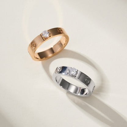 [Rose Tomorrow]LOVE RING 3.6MM 1 BIG DIAMOND