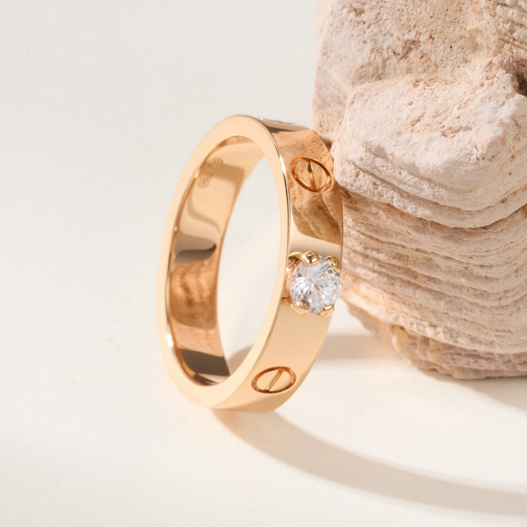 [Rose Tomorrow]LOVE RING 3.6MM 1 BIG DIAMOND