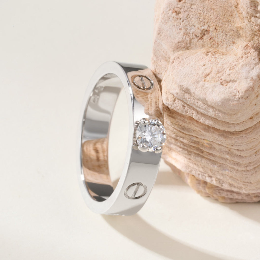 [Rose Tomorrow]LOVE RING 3.6MM 1 BIG DIAMOND