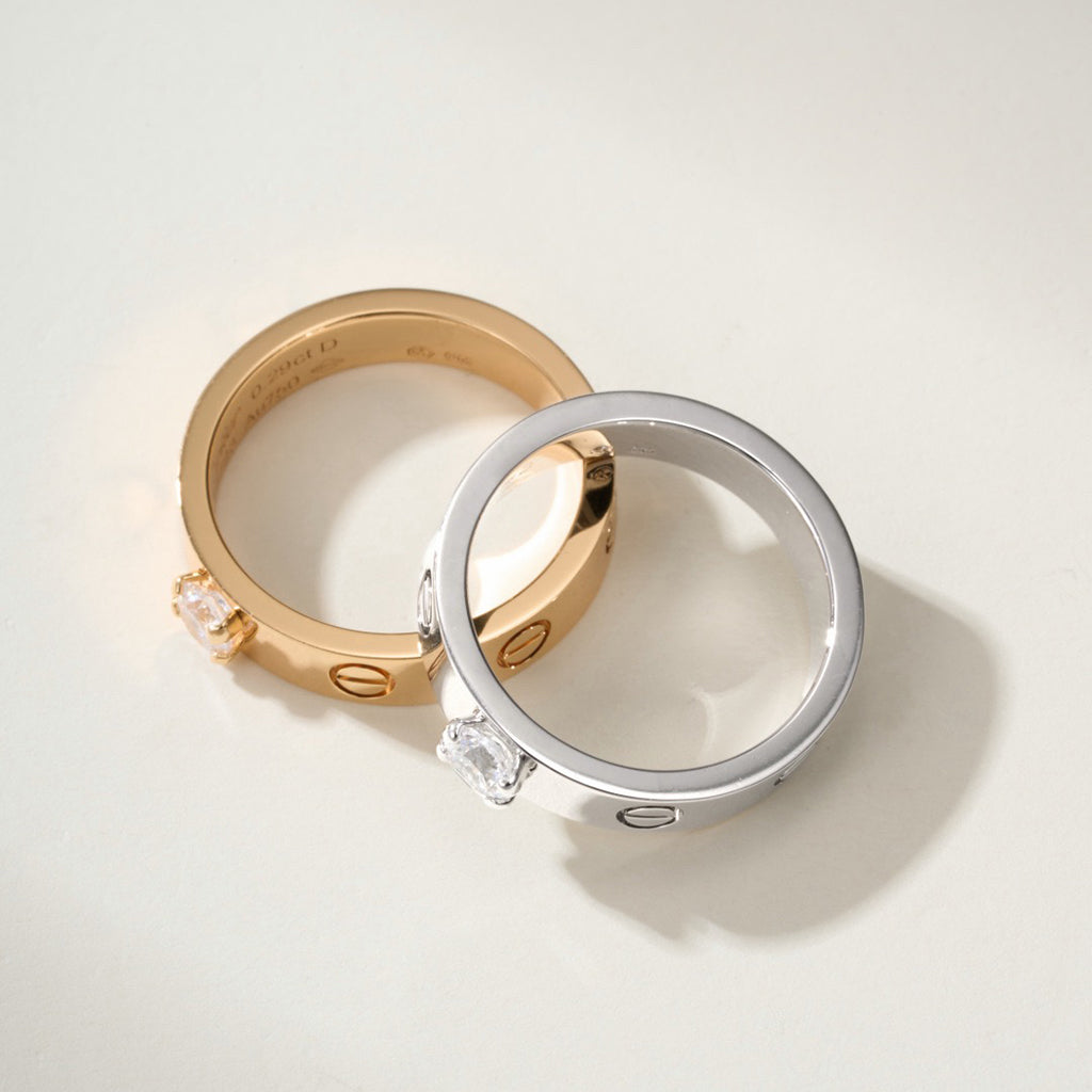 [Rose Tomorrow]LOVE RING 3.6MM 1 BIG DIAMOND