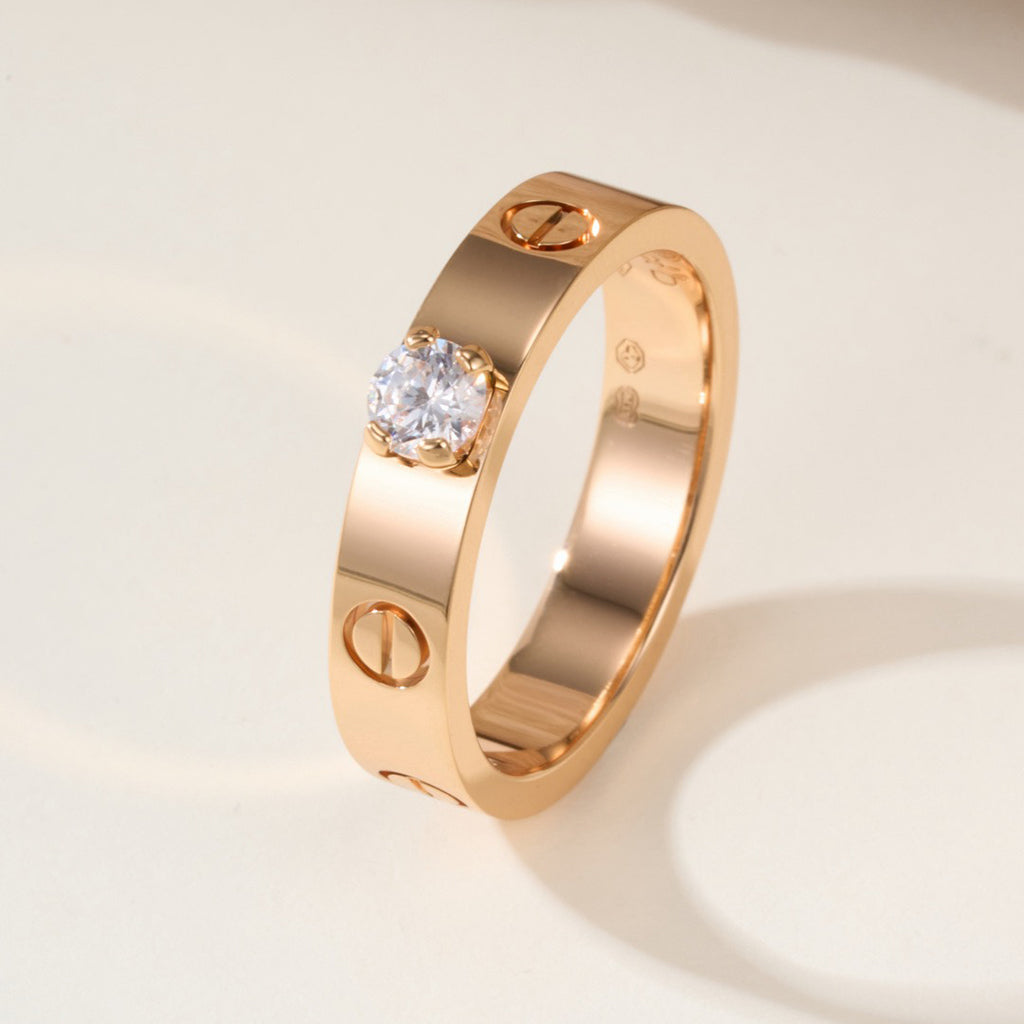 [Rose Tomorrow]LOVE RING 3.6MM 1 BIG DIAMOND