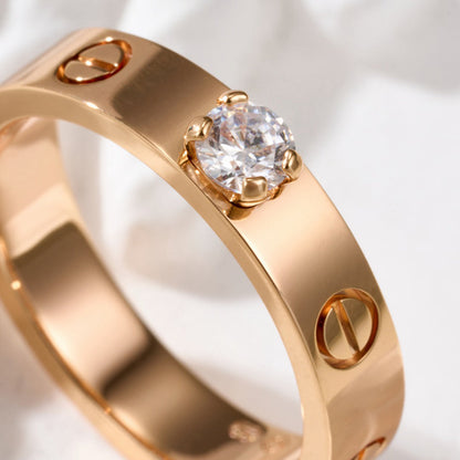 [Rose Tomorrow]LOVE RING 3.6MM 1 BIG DIAMOND