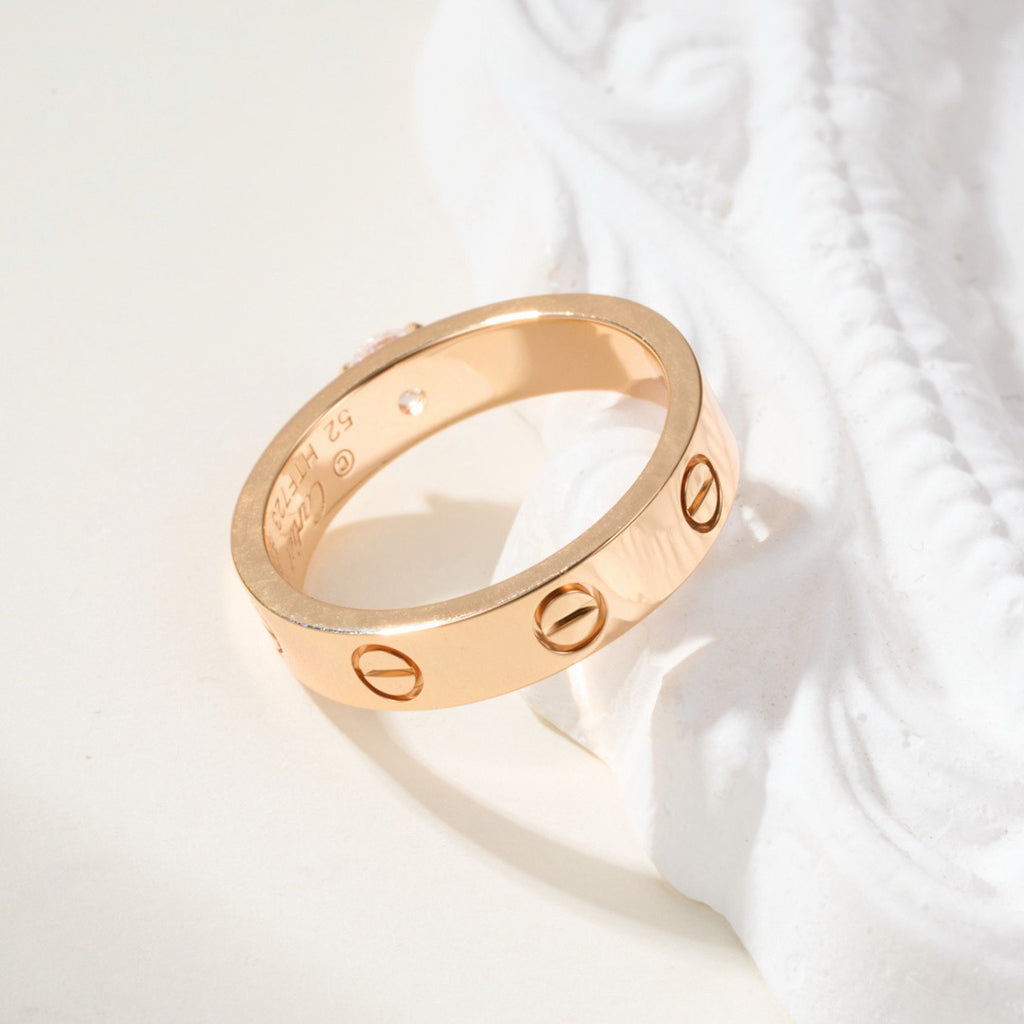 [Rose Tomorrow]LOVE RING 3.6MM 1 BIG DIAMOND