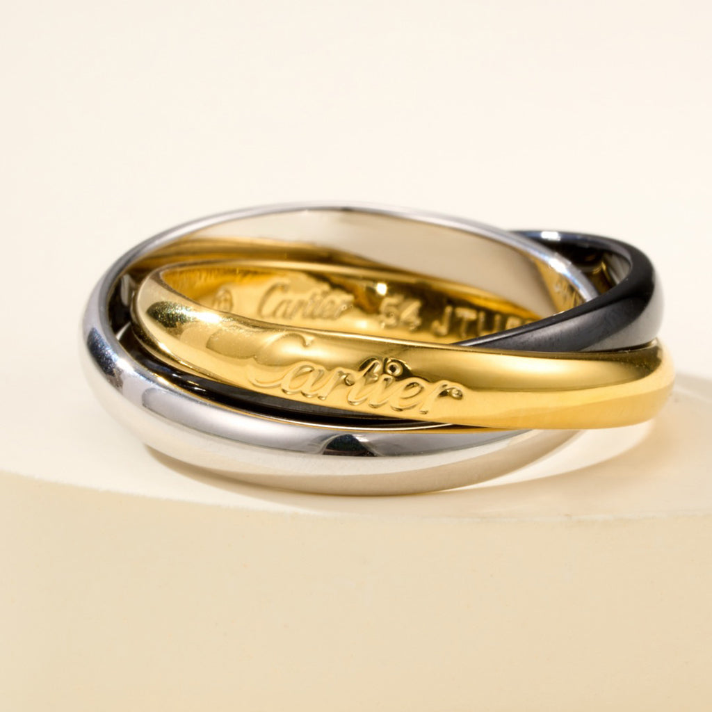 [Rose Tomorrow]TRINITY 3.2MM RING BLACK CERAMIC
