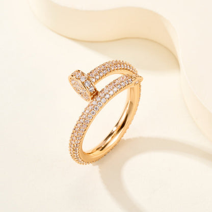 [Rose Tomorrow]JUSTE RING 2.6MM FULL DIAMOND