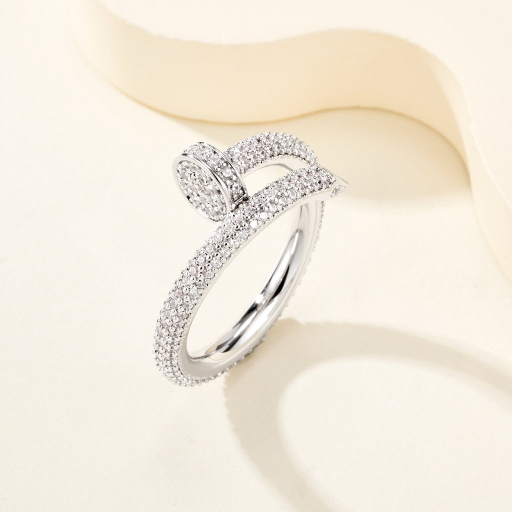 [Rose Tomorrow]JUSTE RING 2.6MM FULL DIAMOND