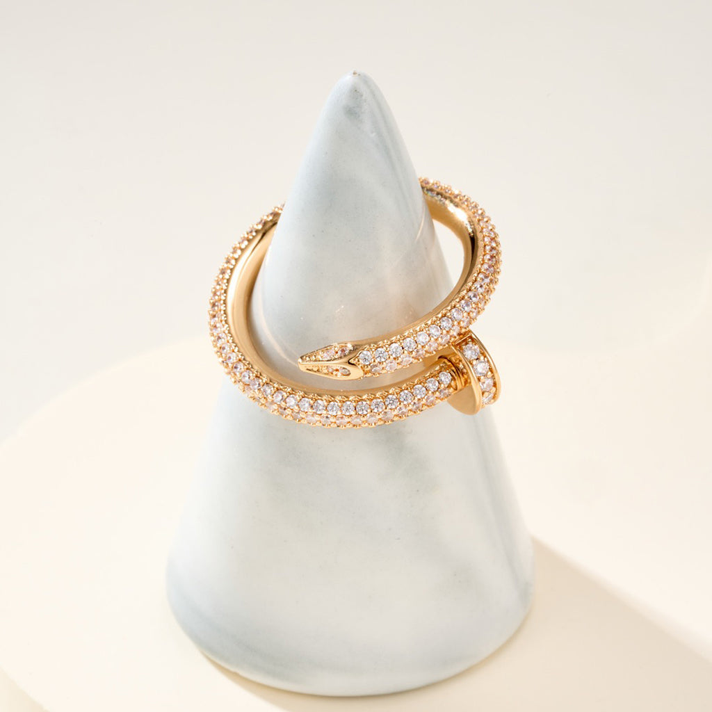 [Rose Tomorrow]JUSTE RING 2.6MM FULL DIAMOND