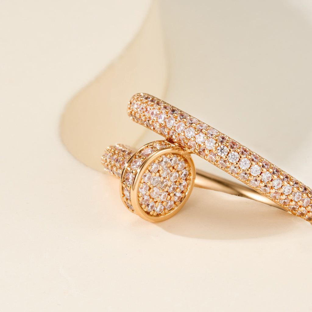 [Rose Tomorrow]JUSTE RING 2.6MM FULL DIAMOND