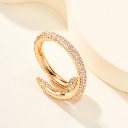 [Rose Tomorrow]JUSTE RING 2.6MM FULL DIAMOND