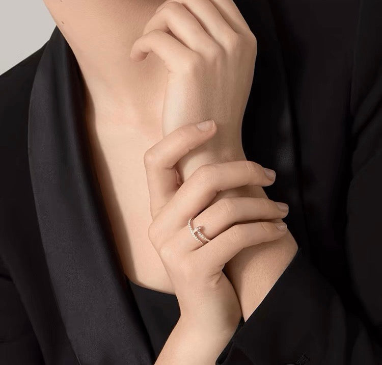 [Rose Tomorrow]JUSTE 1.8MM FULL DIAMOND RING