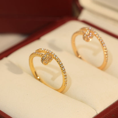 [Rose Tomorrow]JUSTE 1.8MM FULL DIAMOND RING