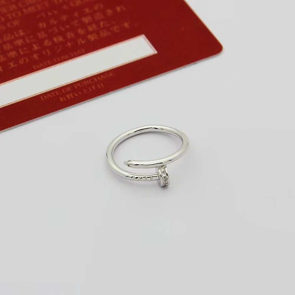 [Rose Tomorrow]JUSTE 1.8MM HALF DIAMOND RING