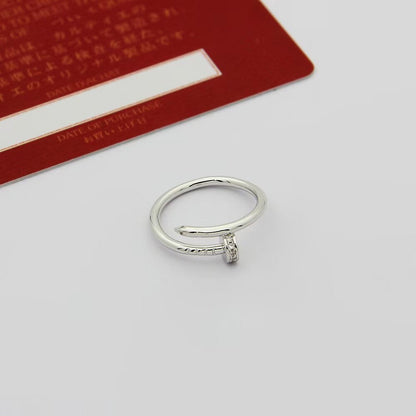 [Rose Tomorrow]JUSTE 1.8MM HALF DIAMOND RING
