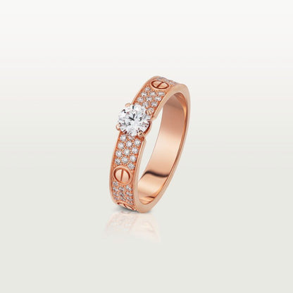 [Rose Tomorrow]LOVE RING 3.6MM 1 BIG DIAMOND FULL DIAMOND