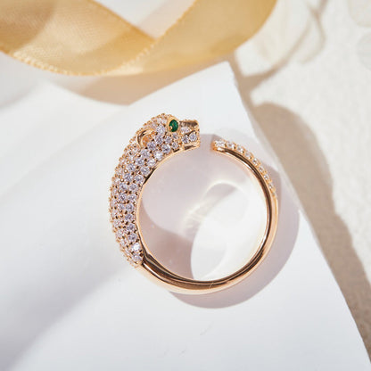 [Rose Tomorrow]PANTHERE FULL DIAMOND SMALL RING