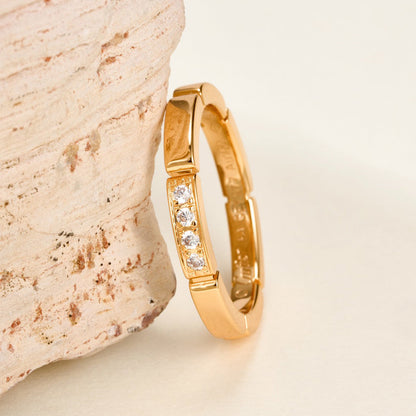 [Rose Tomorrow]MAILLON PANTHERE 4 DIAMOND RING