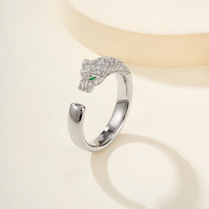 [Rose Tomorrow]PANTHERE HALF DIAMOND SMALL RING