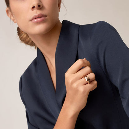 [Rose Tomorrow]PANTHERE SPOTTED MEDIUM RING