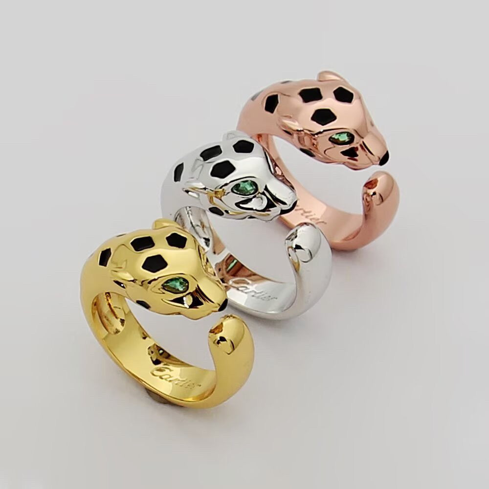 [Rose Tomorrow]PANTHERE SPOTTED MEDIUM RING