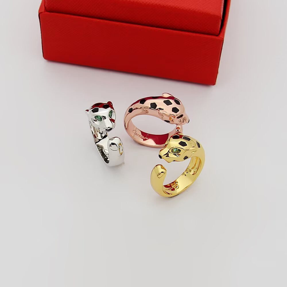 [Rose Tomorrow]PANTHERE SPOTTED MEDIUM RING