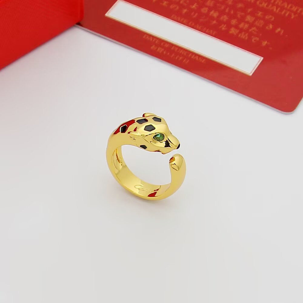 [Rose Tomorrow]PANTHERE SPOTTED MEDIUM RING