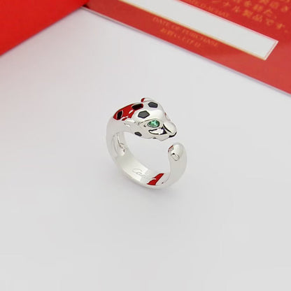 [Rose Tomorrow]PANTHERE SPOTTED MEDIUM RING