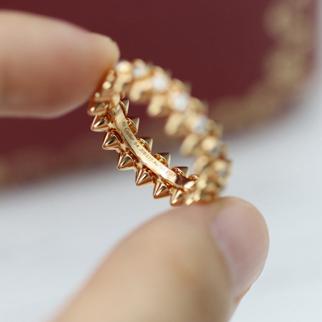[Rose Tomorrow]CLASH 6.8MM DIAMOND MEDIUM RING