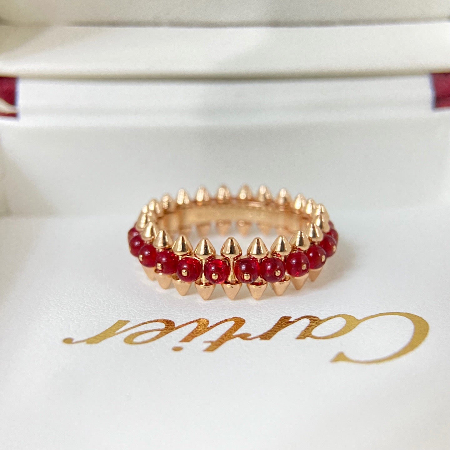 [Rose Tomorrow]CLASH 7.9MM AGATE CHALCEDONY RING