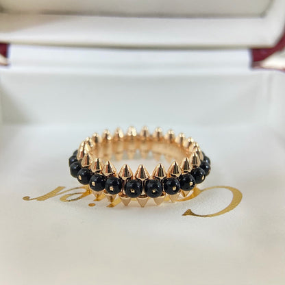 [Rose Tomorrow]CLASH 7.9MM AGATE CHALCEDONY RING